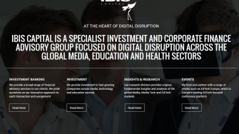 image of IBIS Capital website 1