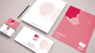 image of Touching Hearts stationery